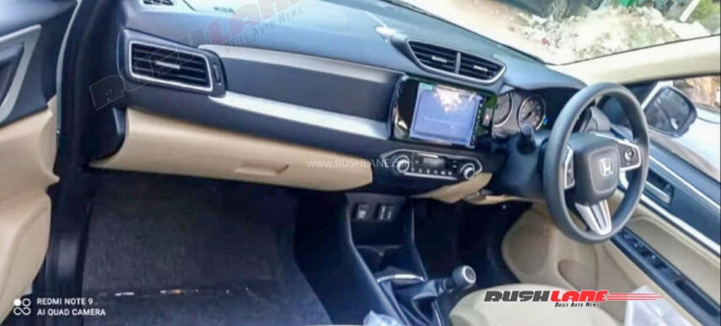 2022 Honda Amaze Spied Interior