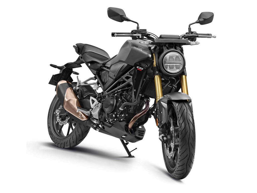 2022 Honda CB300R Matte Steel Black Price