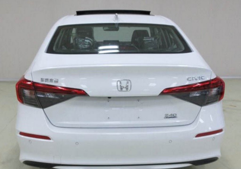 2022 Honda Civic Spied Rear