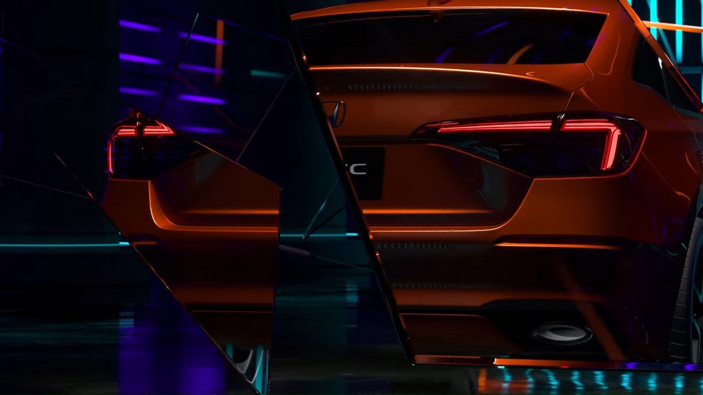 2022 Honda Civic Teaser Rear