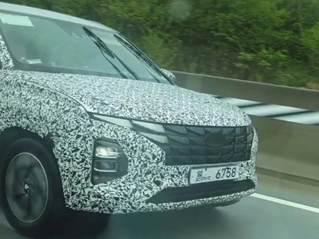 2022 Hyundai Creta Facelift Spied Front