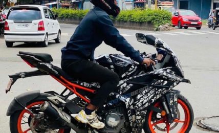 2022 KTM RC 390 Spotted