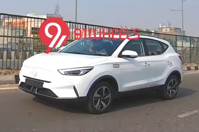 2022 MG ZS EV Facelift Spied