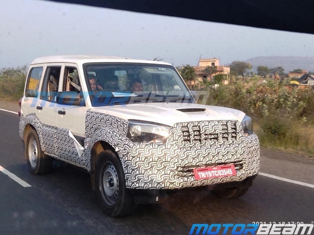 2022 Mahindra Scorpio Facelift Spied