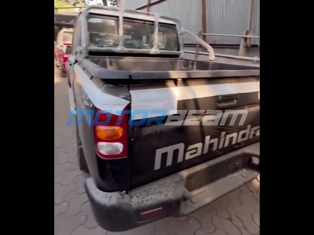 2022 Mahindra Scorpio Getaway Spied Rear