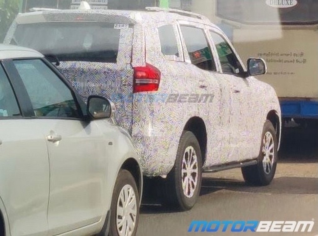 2022 Mahindra Scorpio Spied Rear