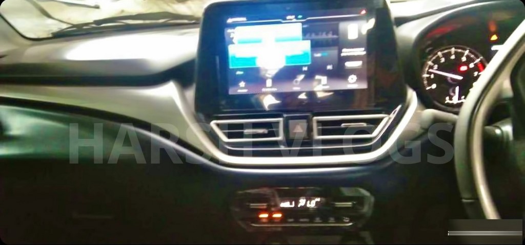 2022 Maruti Baleno Facelift Interior Spotted