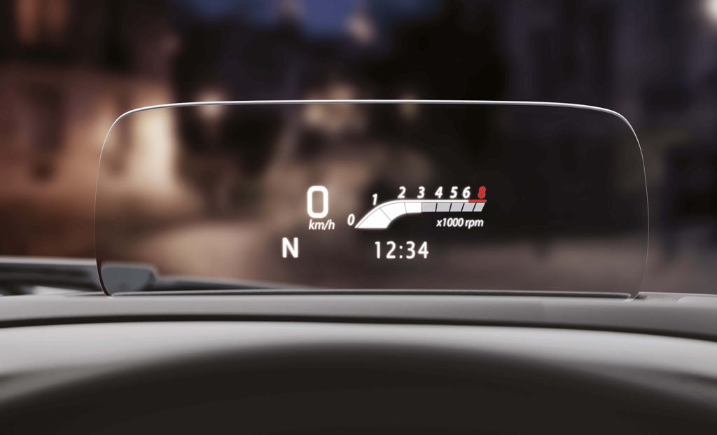 2022 Maruti Baleno Head Up Display