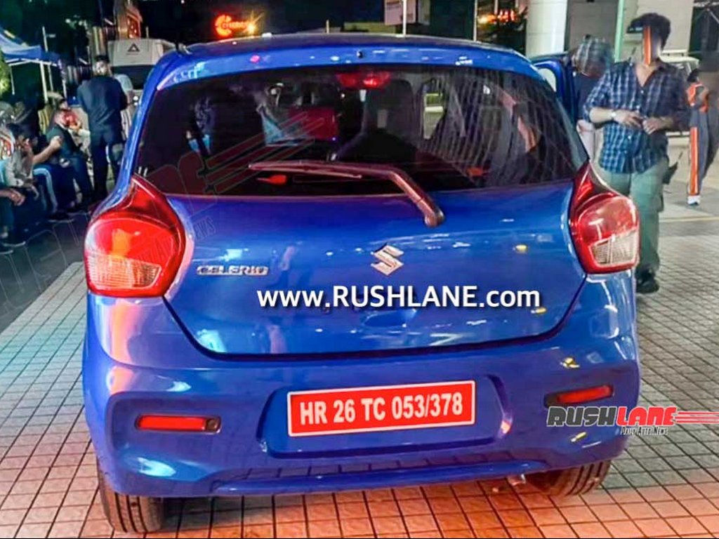 2022 Maruti Celerio Spied Rear