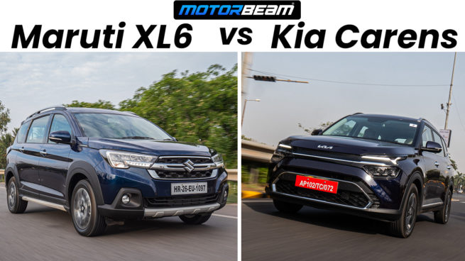2022 Maruti XL6 vs Kia Carens