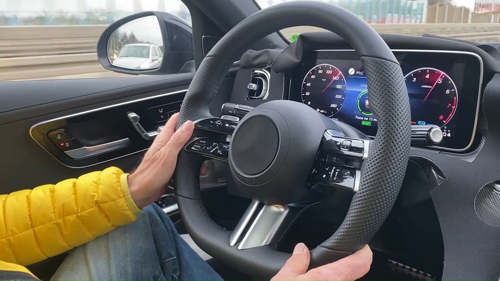 2022 Mercedes C-Class AMG Line Steering Wheel