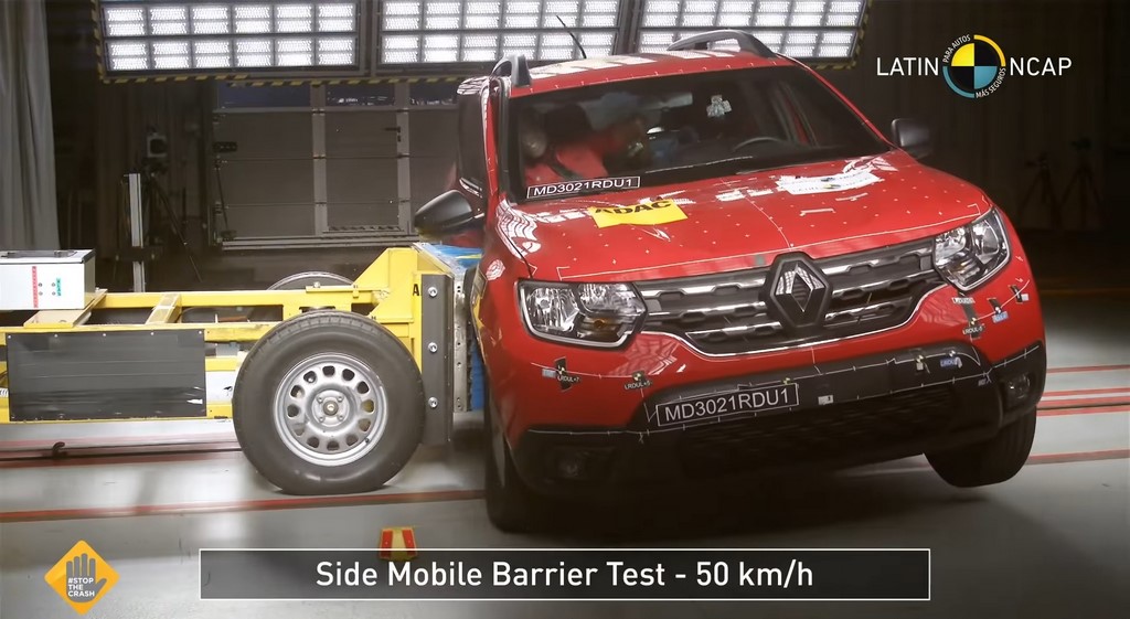 2022 Renault Duster Latin NCAP Side Impact Test