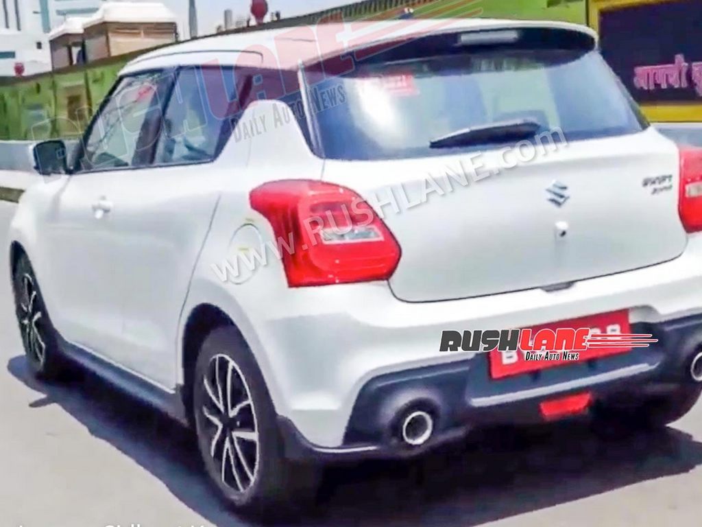 2022 Suzuki Swift Sport Spied Rear Left