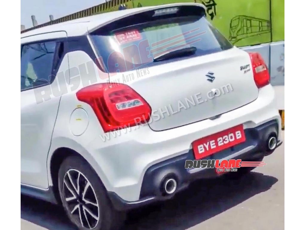 2022 Suzuki Swift Sport Spied Rear