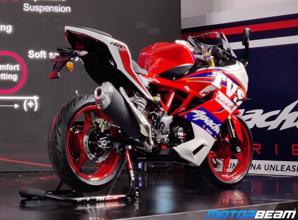 2022 TVS Apache RR 310 Rear Profile