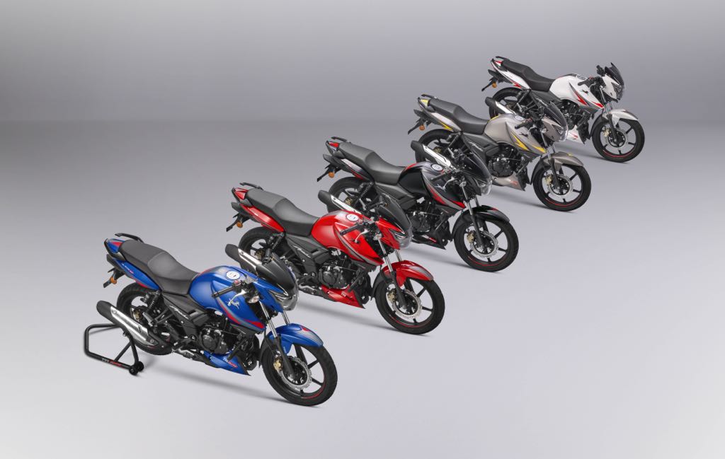 2022 TVS Apache RTR 160 Colours