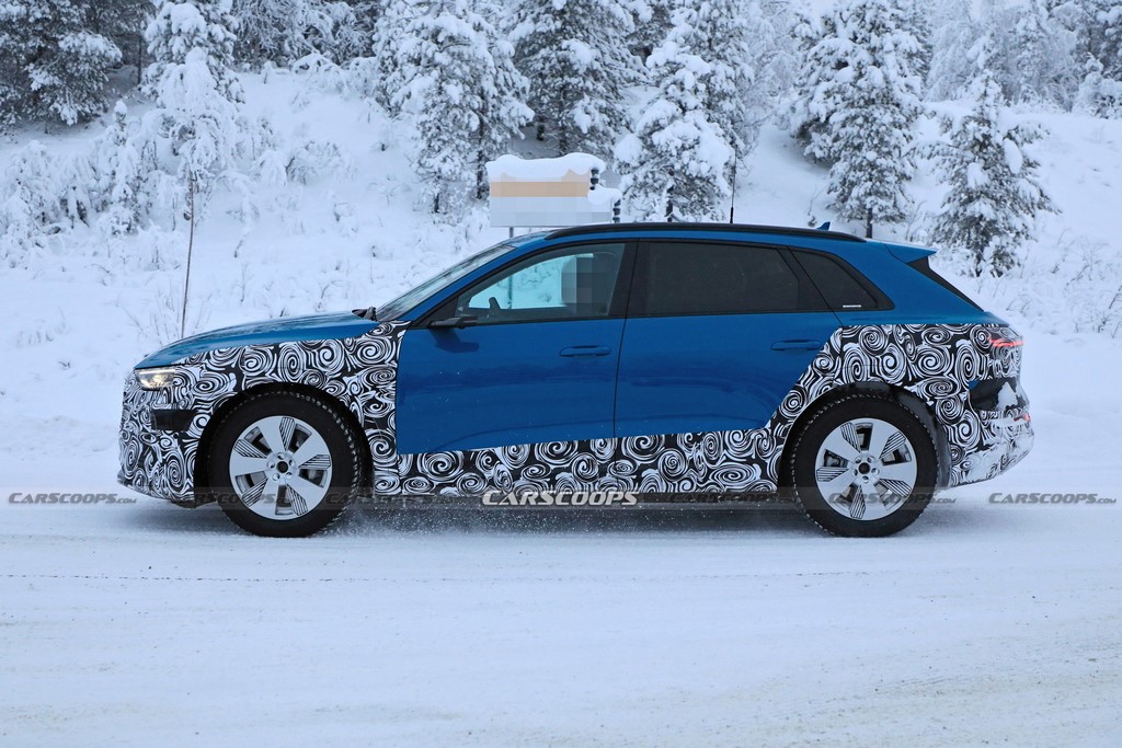 2023 Audi e-tron Spied Side