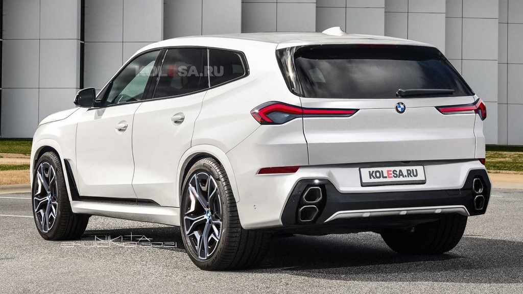 2023 BMW X8 Rendering Rear