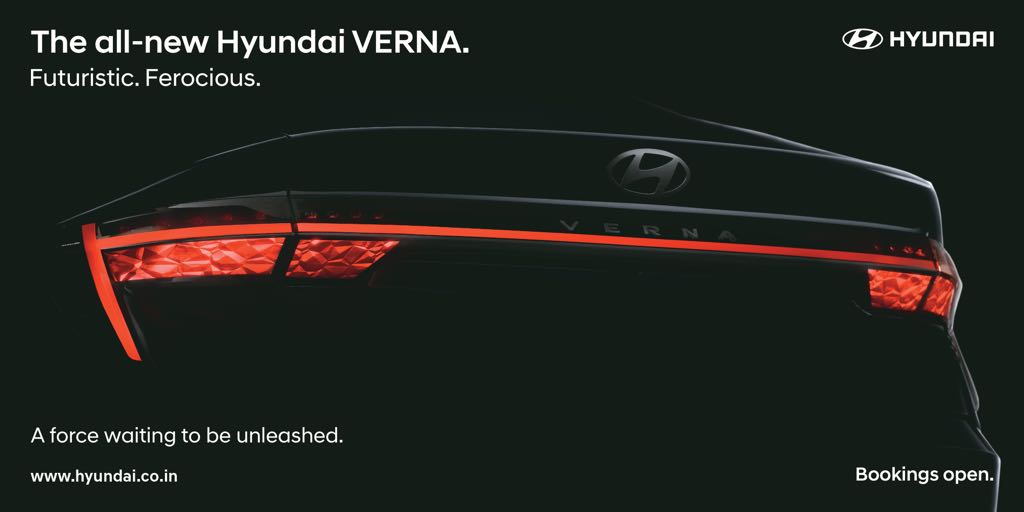 2023 Hyundai Verna Teaser Rear