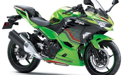 2023 Kawasaki Ninja 400 Green Front