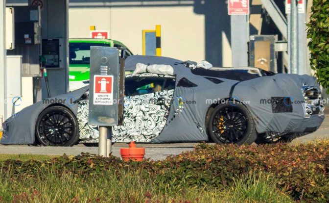 2023 Lamborghini Hybrid Supercar Spied