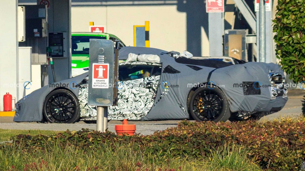 2023 Lamborghini Hybrid Supercar Spied