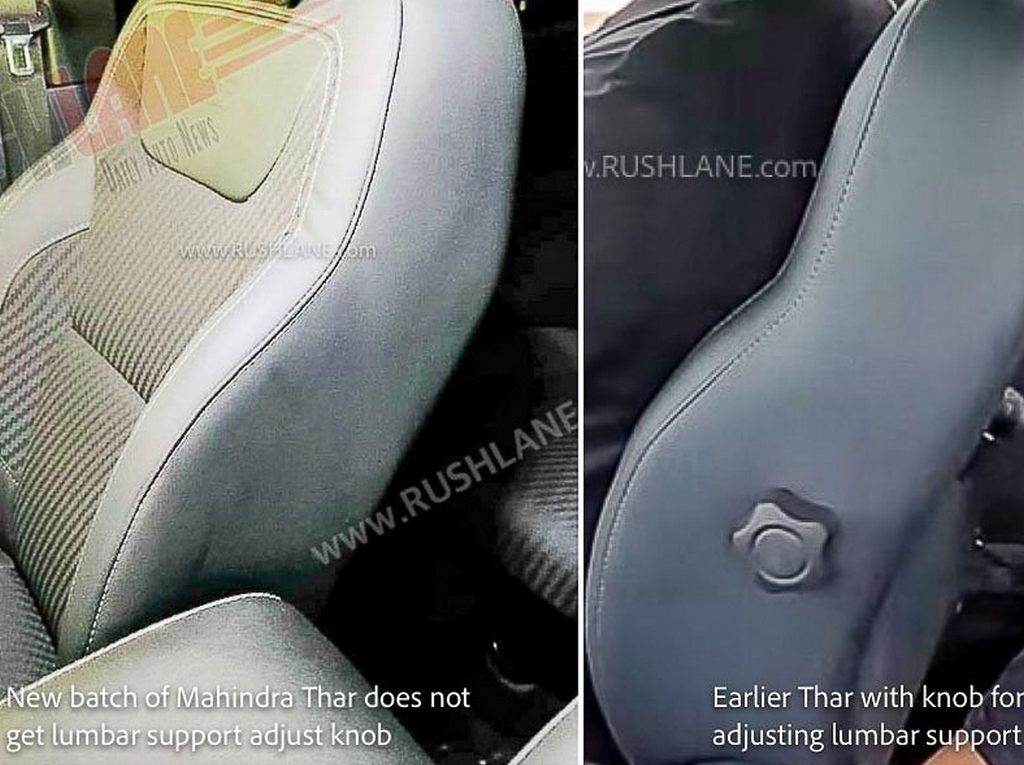 2023 Mahindra Thar Seat