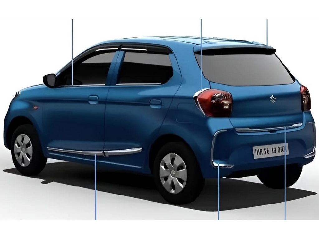 2023 Maruti Suzuki Alto Revealed Blue Rear