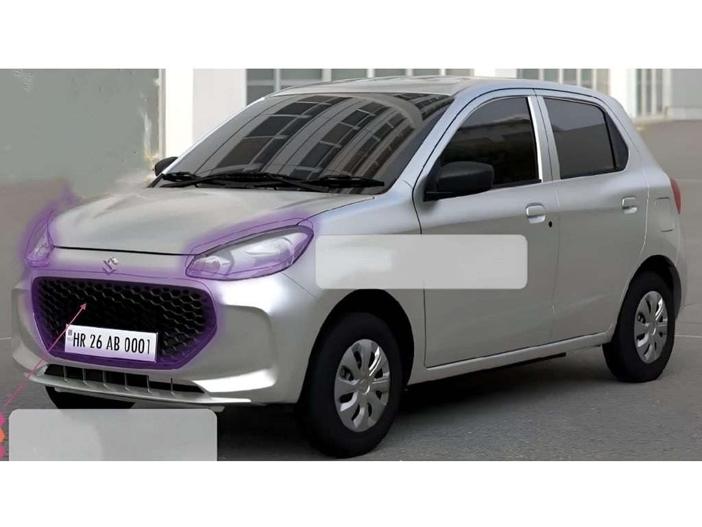 2023 Maruti Suzuki Alto Revealed Silver Front