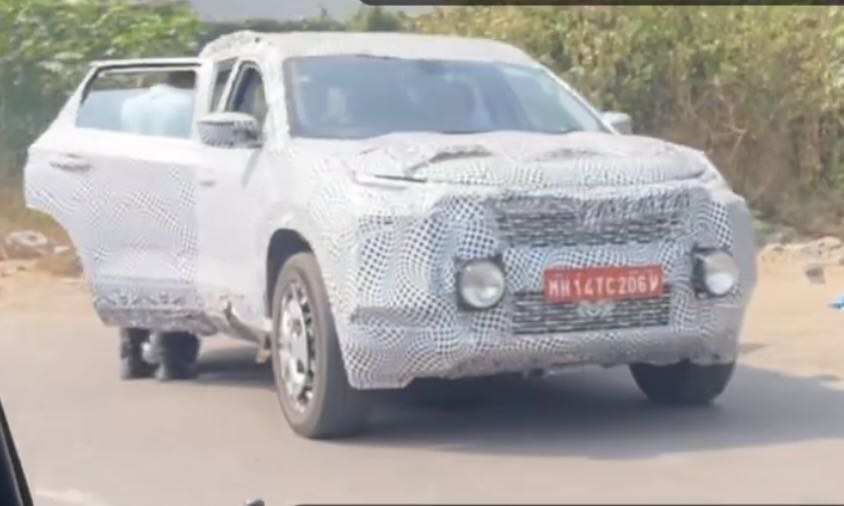 2023 Tata Safari Test Mule