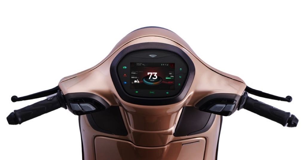 2024 Bajaj Chetak Digital Cluster