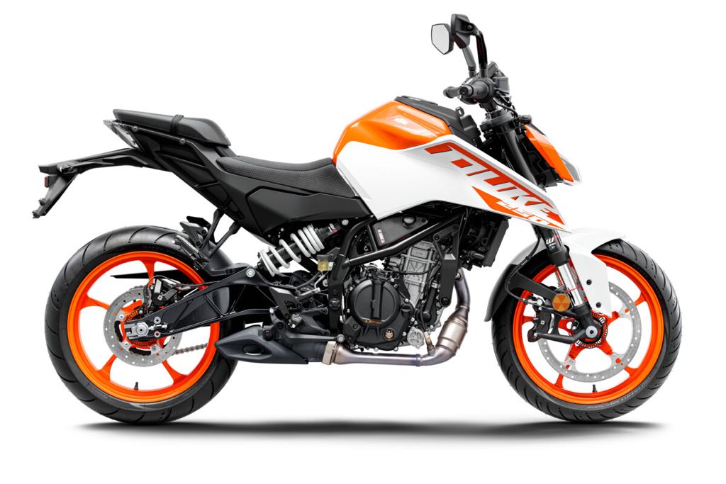 2024 KTM Duke 250 Ceramic White