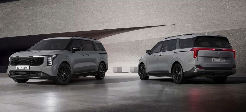 Front and rear design of the MPV
