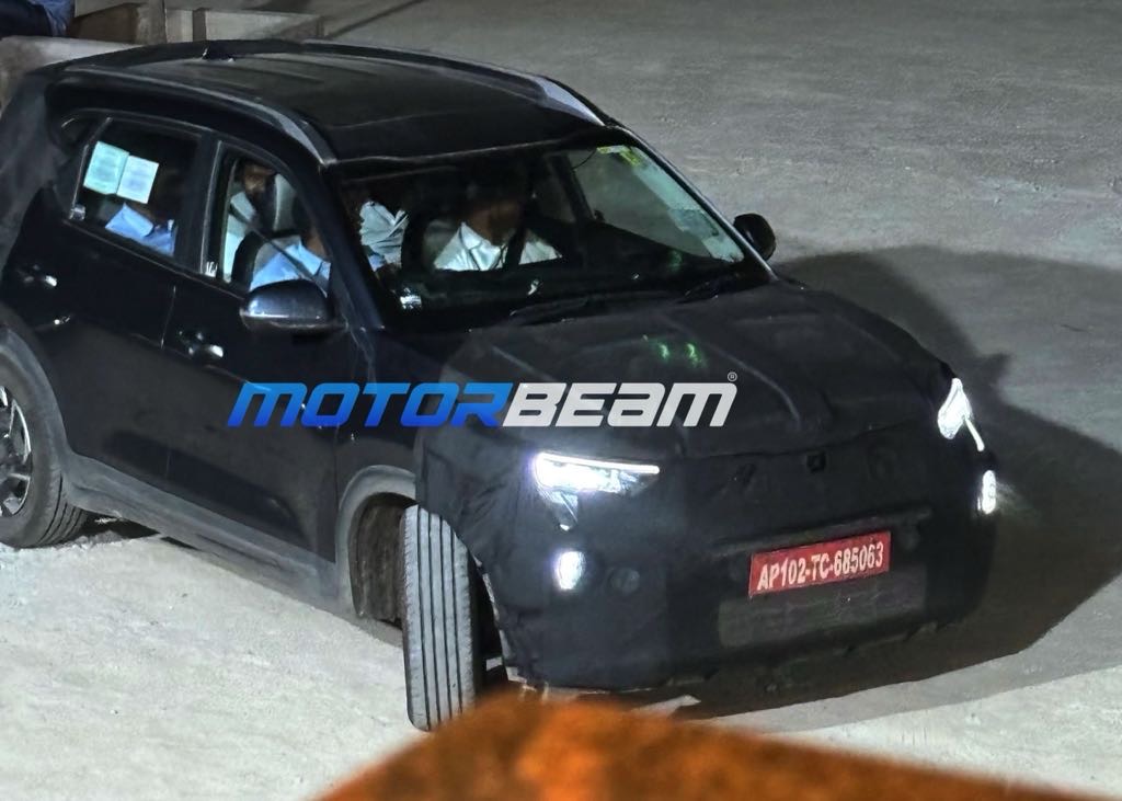 2024 Kia Sonet Facelift Spied