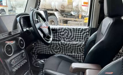 2024 Mahindra Thar 5-Door Interior Spied