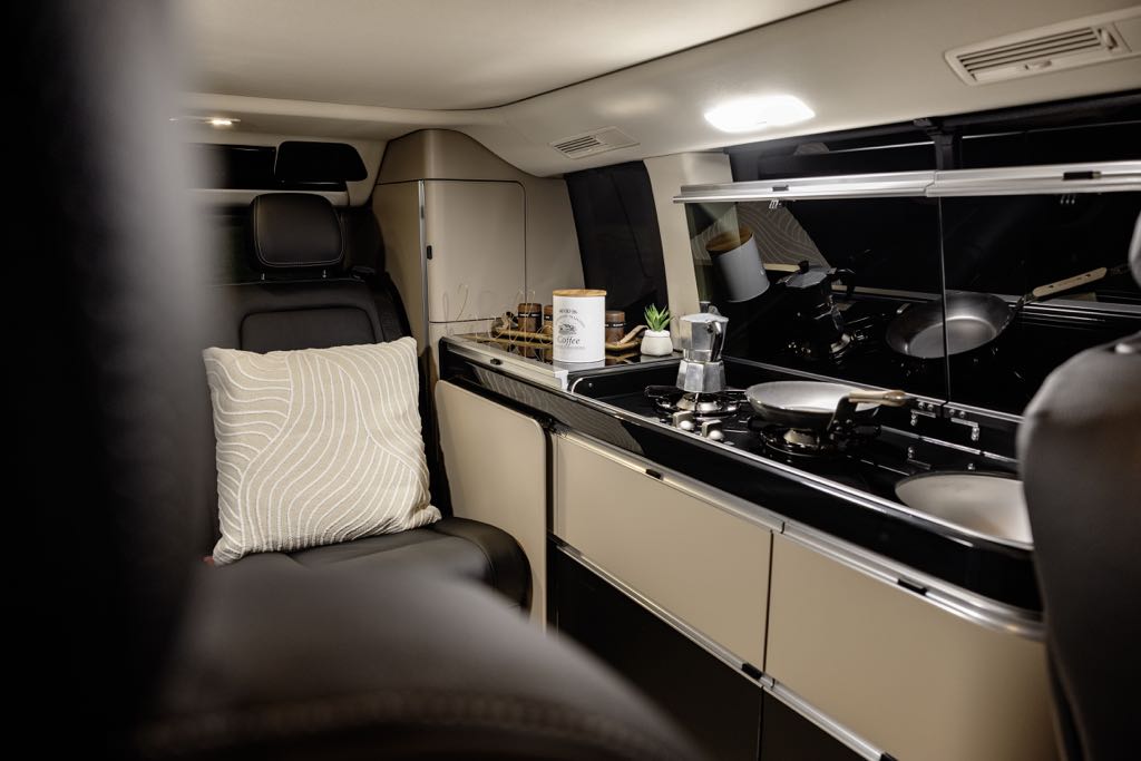 Interior of the camper version