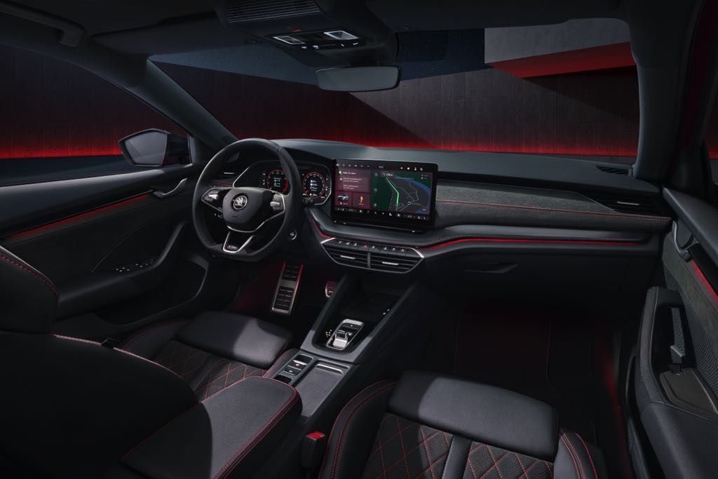 2024 Skoda Octavia RS Facelift Interior