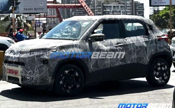 2024 Tata Punch Facelift Spied Testing