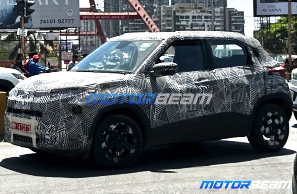 Tata Punch facelift seen for the first time