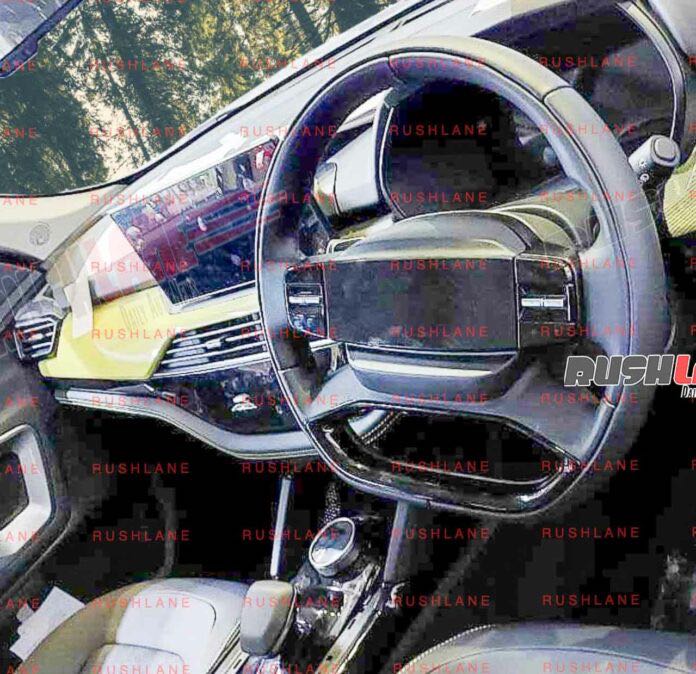 2024 Tata Safari Dashboard Spied