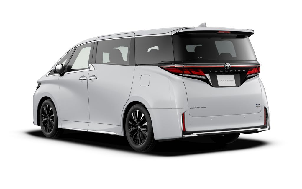 White car rear profile