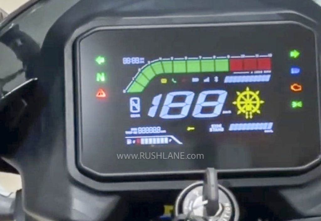 2026 Bajaj Pulsar 125 Spied Digital Cluster