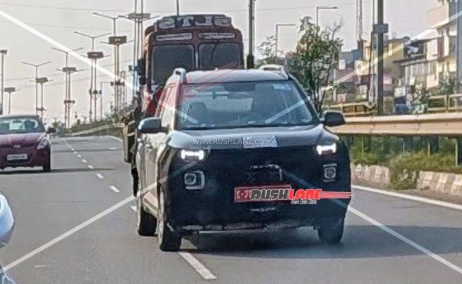 2026 Hyundai Exter Facelift Spotted