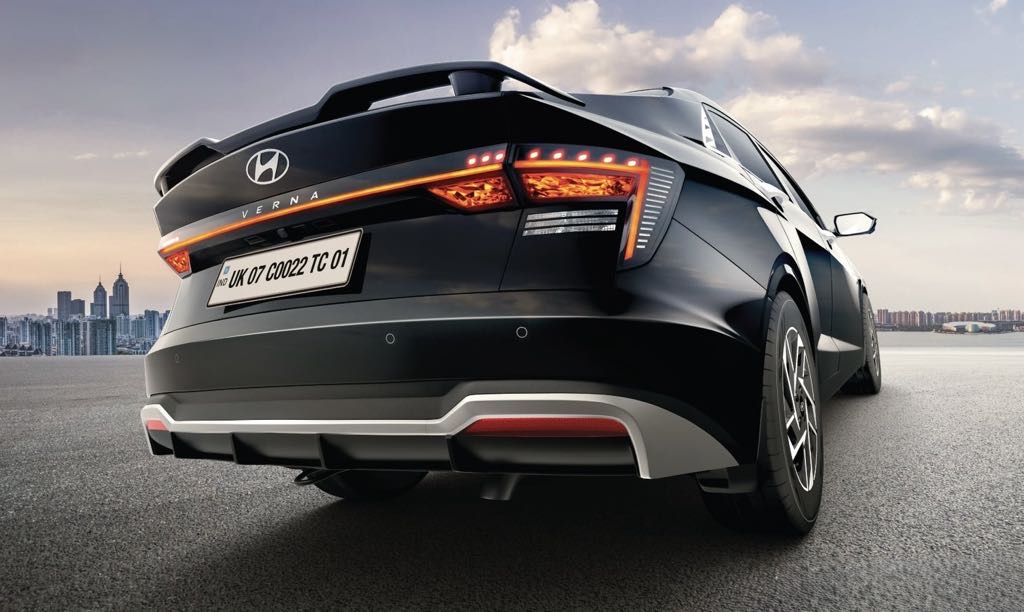 2026 Hyundai Verna Facelift Rear
