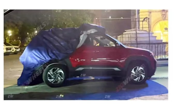 2026 Maruti Brezza Facelift Spotted