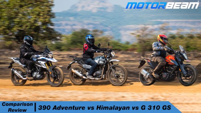 390 Adventure vs Himalayan vs G 310 GS Hindi