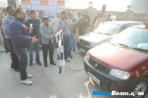 Alto rally being flagged off
