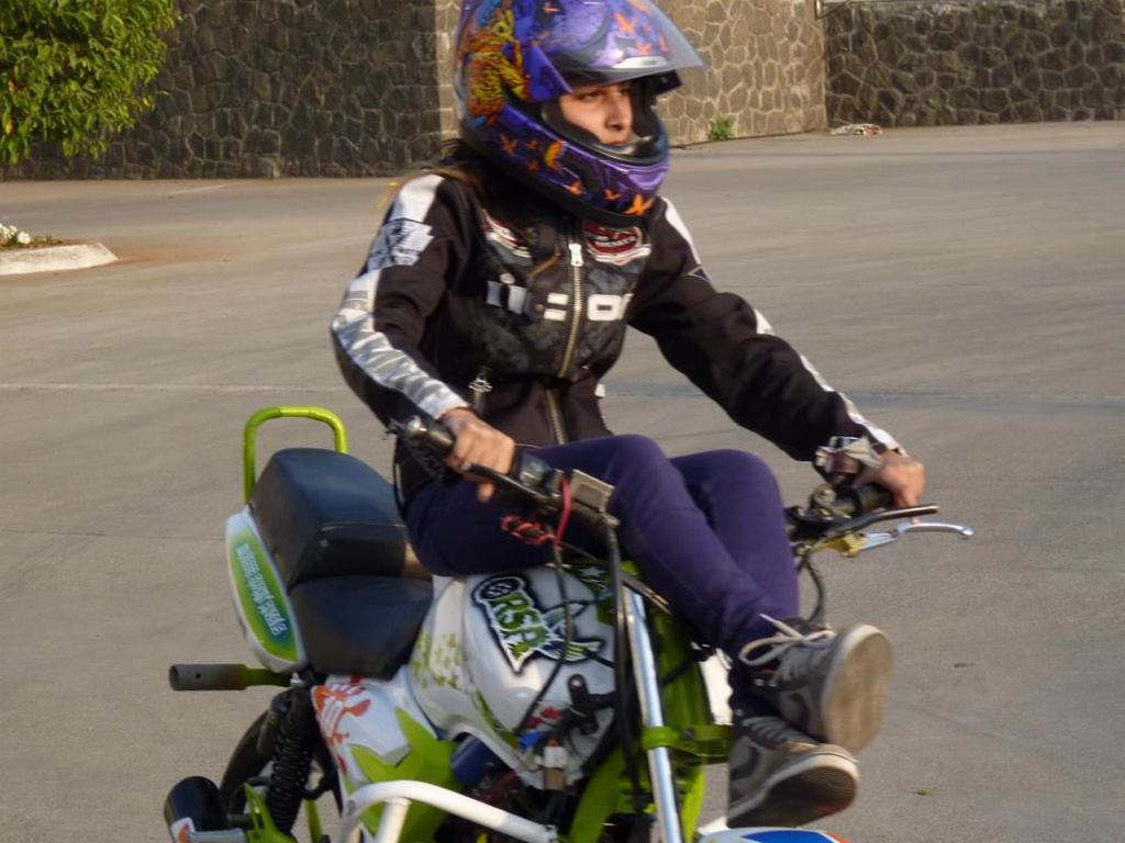 Anam Hashim Stunt Riding