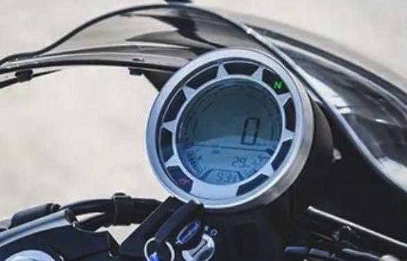 All digital round instrument cluster