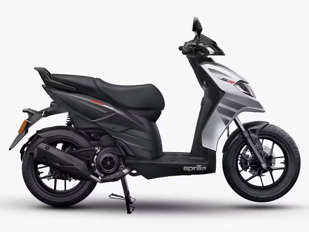 Aprilia SR 125 white side
